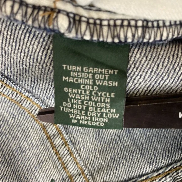 LRL Ralph Lauren Jeans Co Women's size 8 Blue Classic Stretch High Rise Denim - Picture 15 of 16